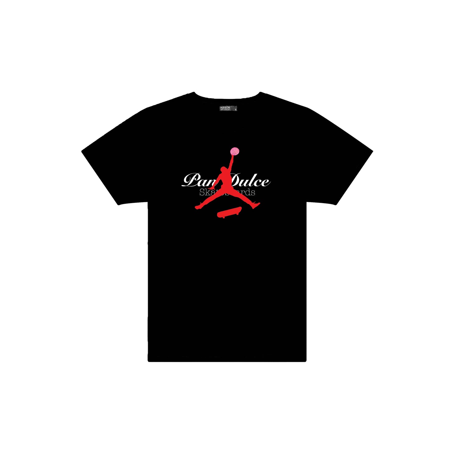 Pan Dulce "AIR CONCHA" Short Sleeve T-Shirt - Black