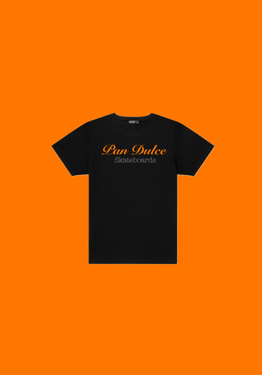 Pan Dulce "Robbie's Colorway" Short Sleeve T-Shirt - Black / Orange