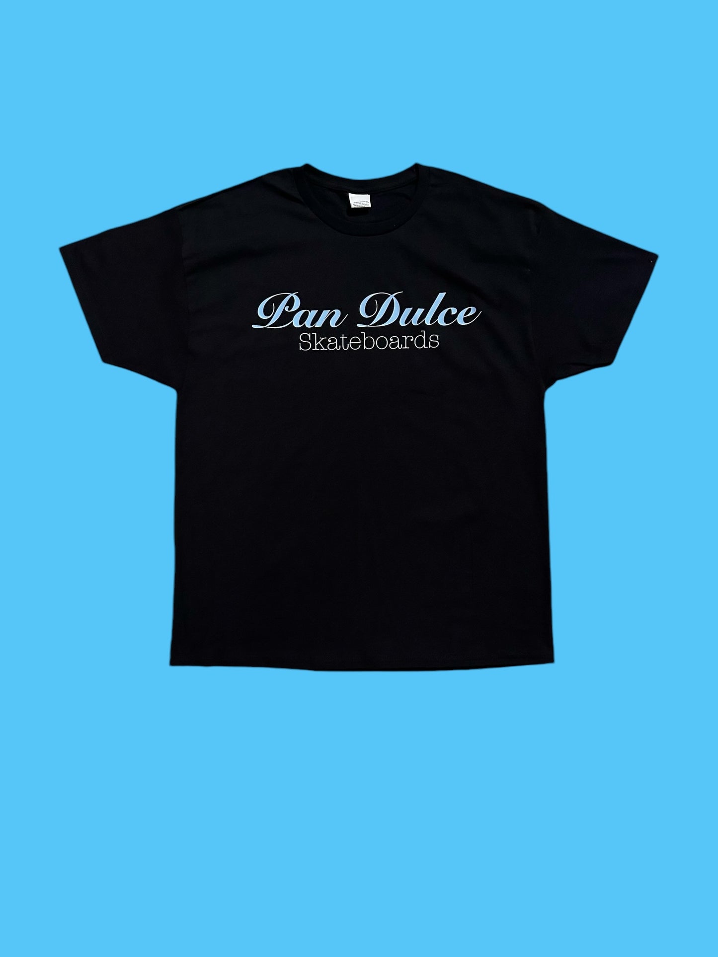 Pan Dulce "Hunter's Colorway" Short Sleeve T-Shirt - Black / Baby Blue