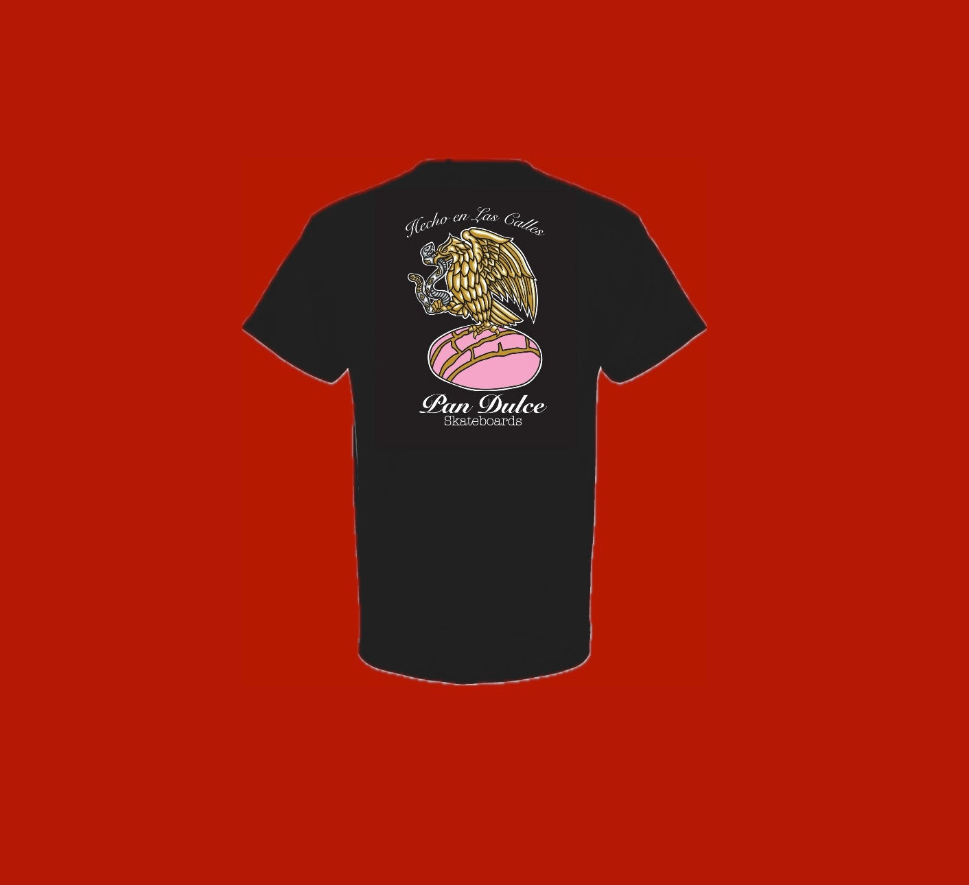 Pan Dulce "Hecho en Las Calles" Short Sleeve T-Shirt - Black